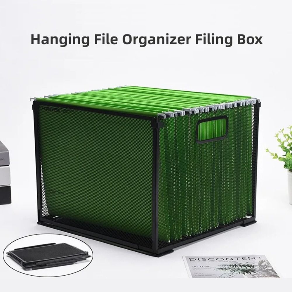 File Folder Hanging - منظم ملفات معدني شبكي معلق، الملفات