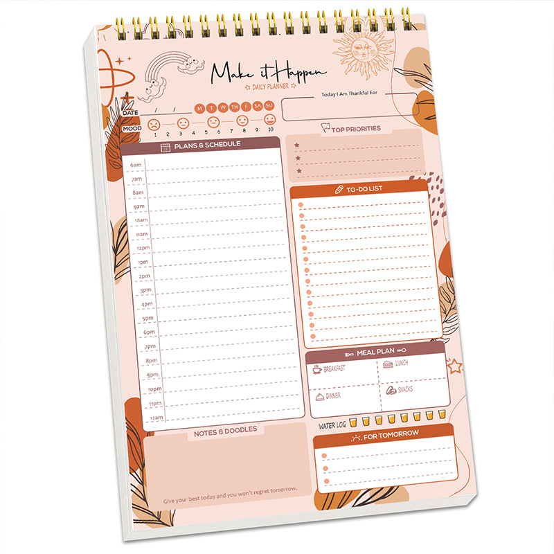 Office Stationery Supply List - دفتر تخطيط يومي بحجم A5 مع