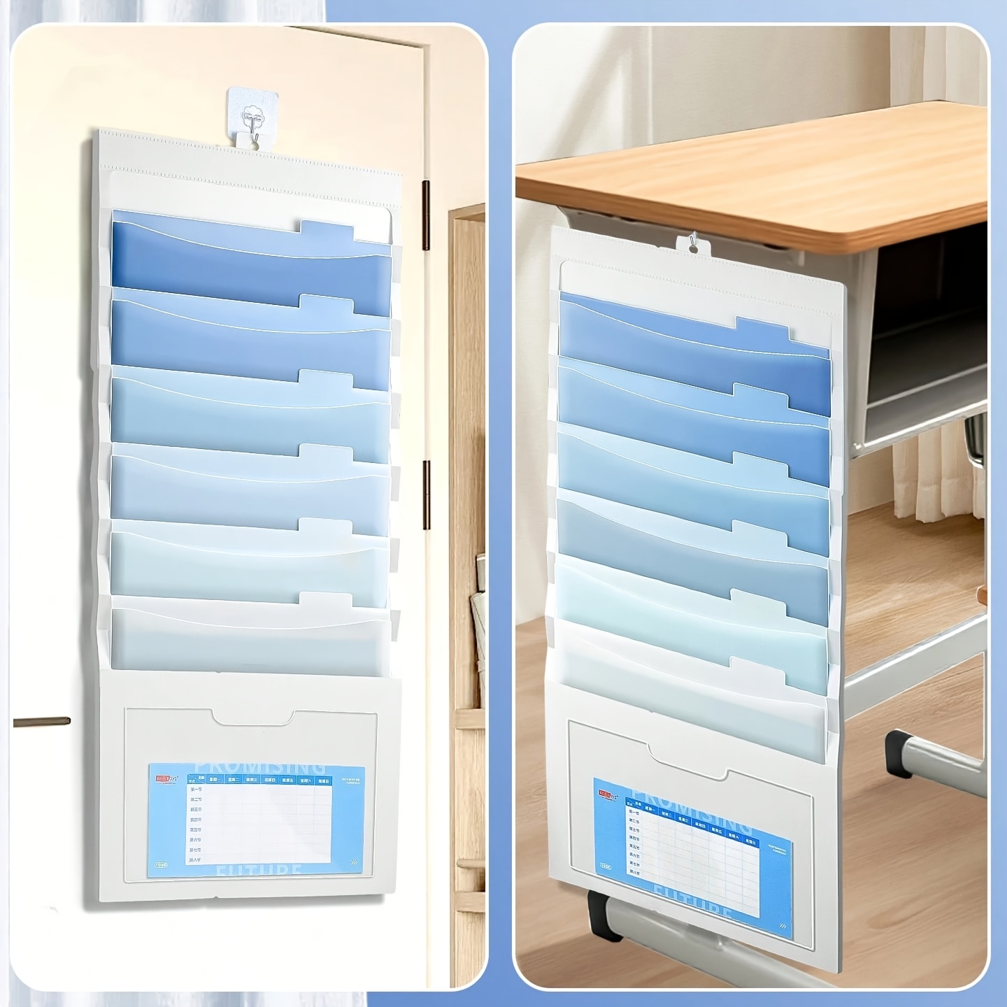 File Folder Hanging - حافظة ملفات معلقة قابلة للطي، حقيبة