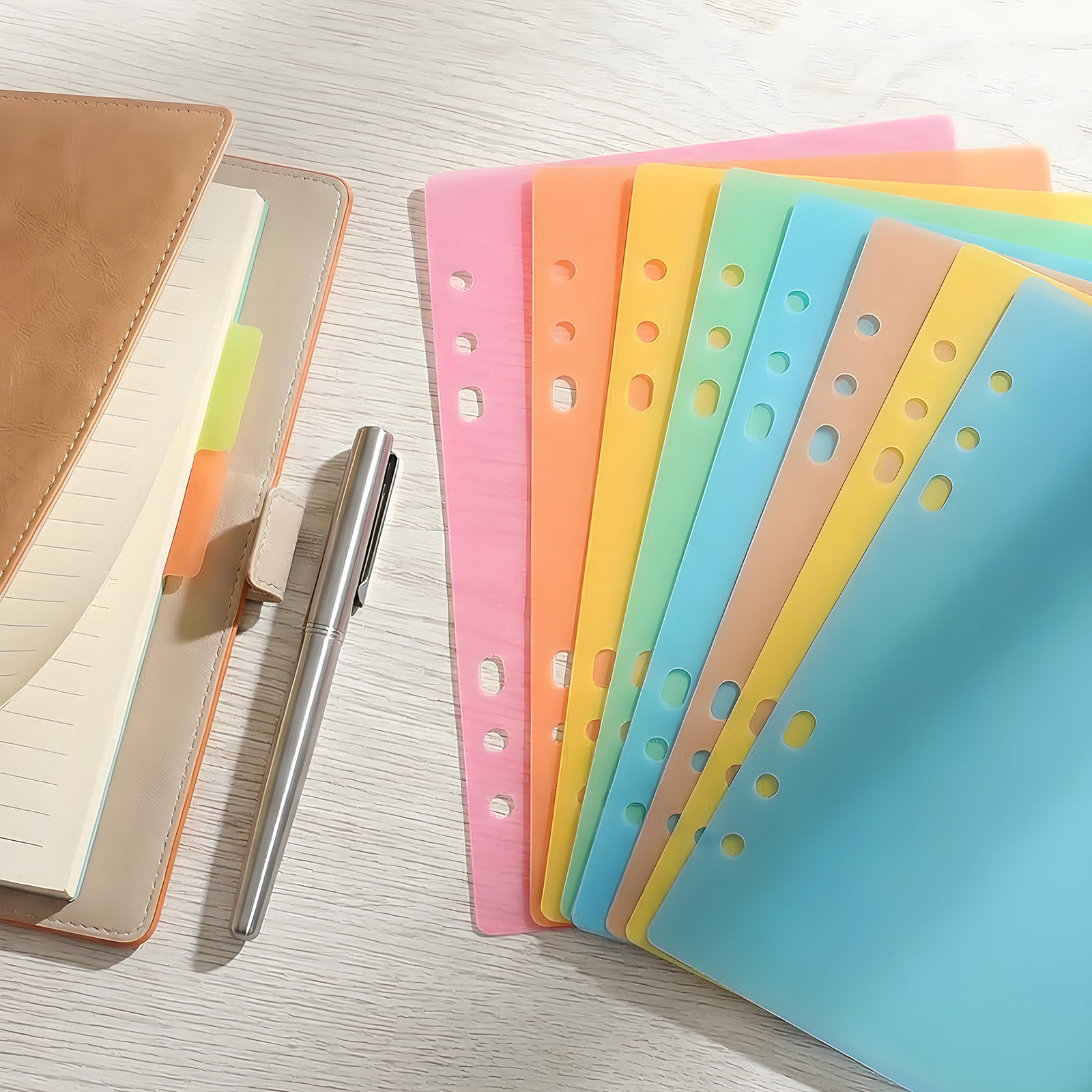 Index Tab Divider - 10 قطع من فواصل التبويب الملونة