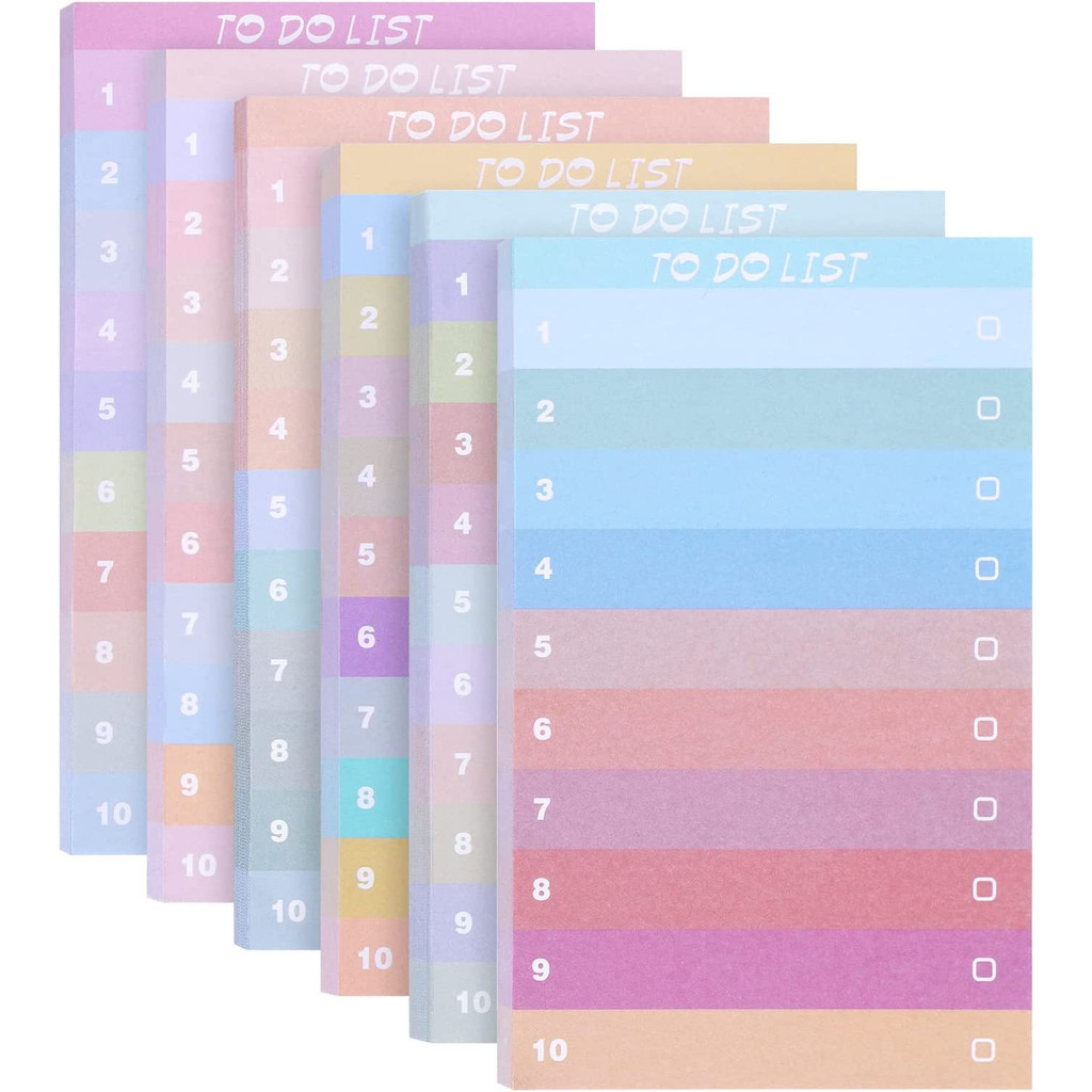 Office Stationery Supply List - 50 صفحة ملونة متدرجة مثبت ملاحظة