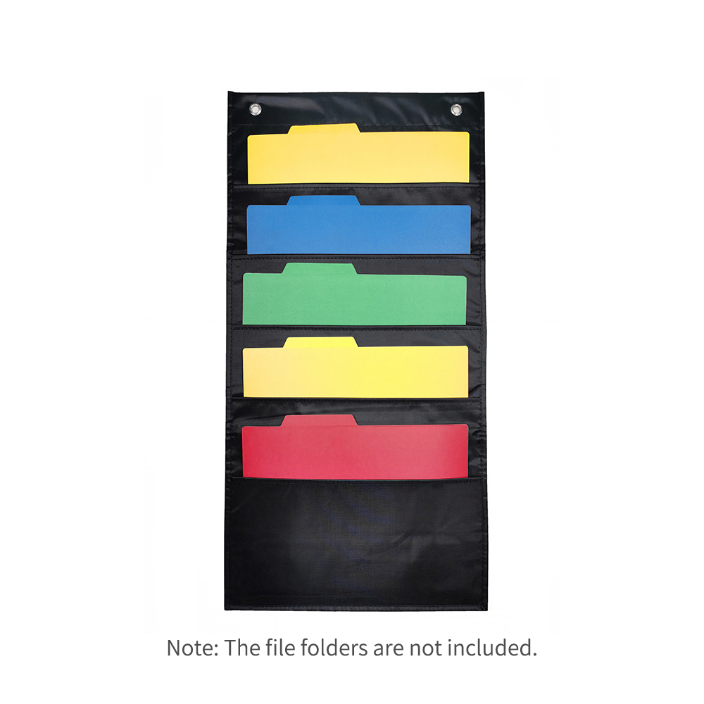 معلق جدار ملف منظم كبير 5 جيوب - مراجعة File Folder Hanging وسعره