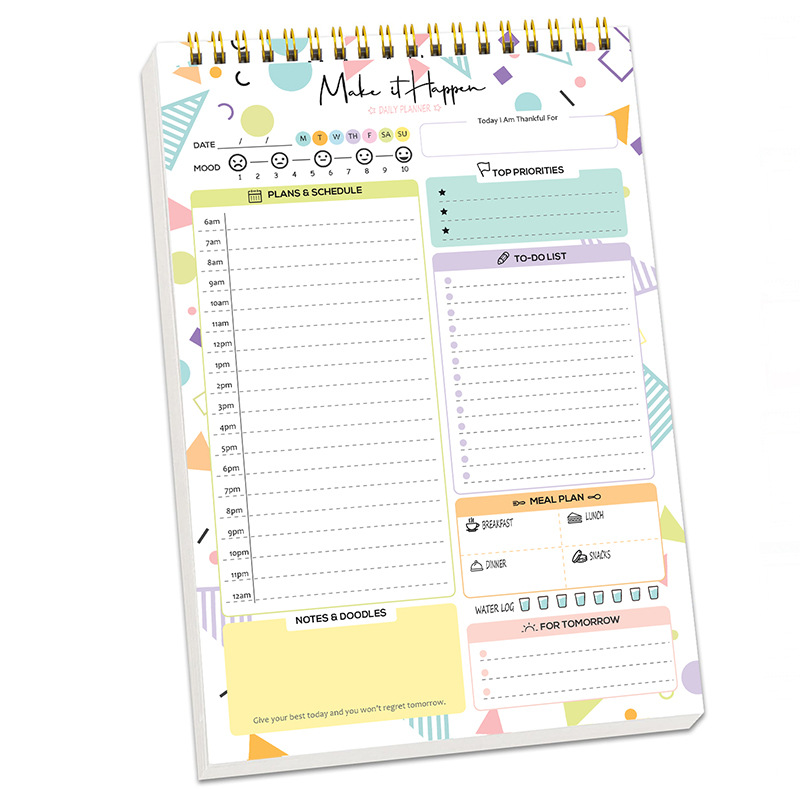 دفتر تخطيط يومي بحجم A5 مع تجل - مراجعة Office Stationery Supply List وسعره