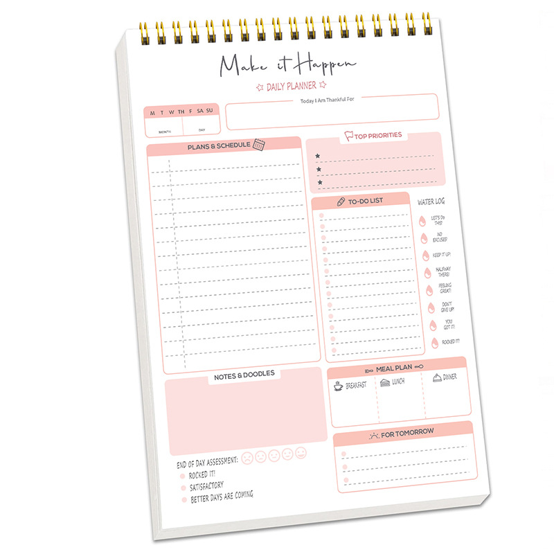 دفتر تخطيط يومي بحجم A5 مع تجل - مراجعة Office Stationery Supply List وسعره