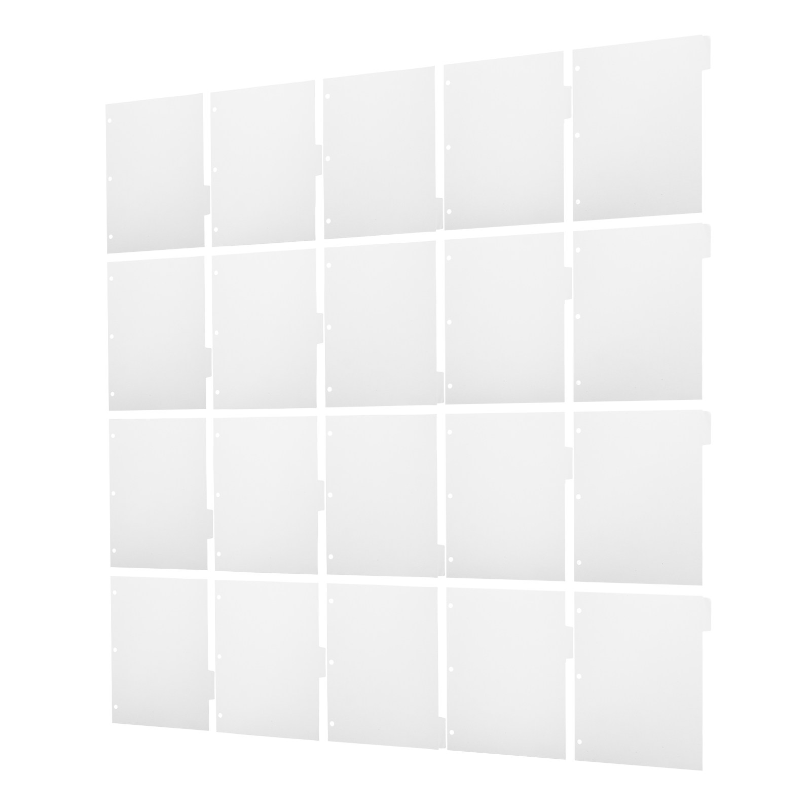 4 مجموعات من فواصل الصفحات الف - مراجعة Index Tab Divider وسعره