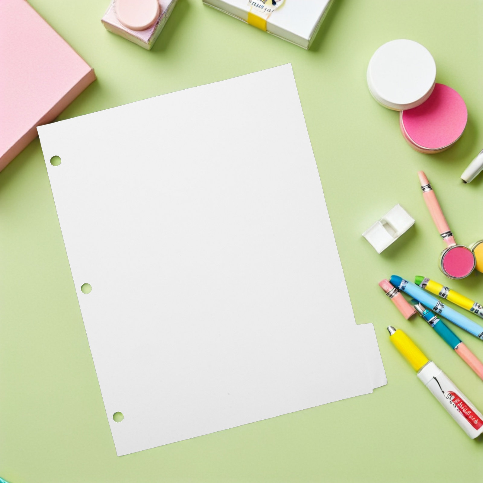 4 مجموعات من فواصل الصفحات الف - مراجعة Index Tab Divider وسعره