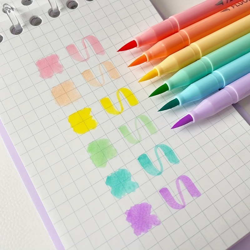 6 قطعة فرشاة ناعمة مجموعة أقلا - مراجعة Highlighter Set Pastel وسعره