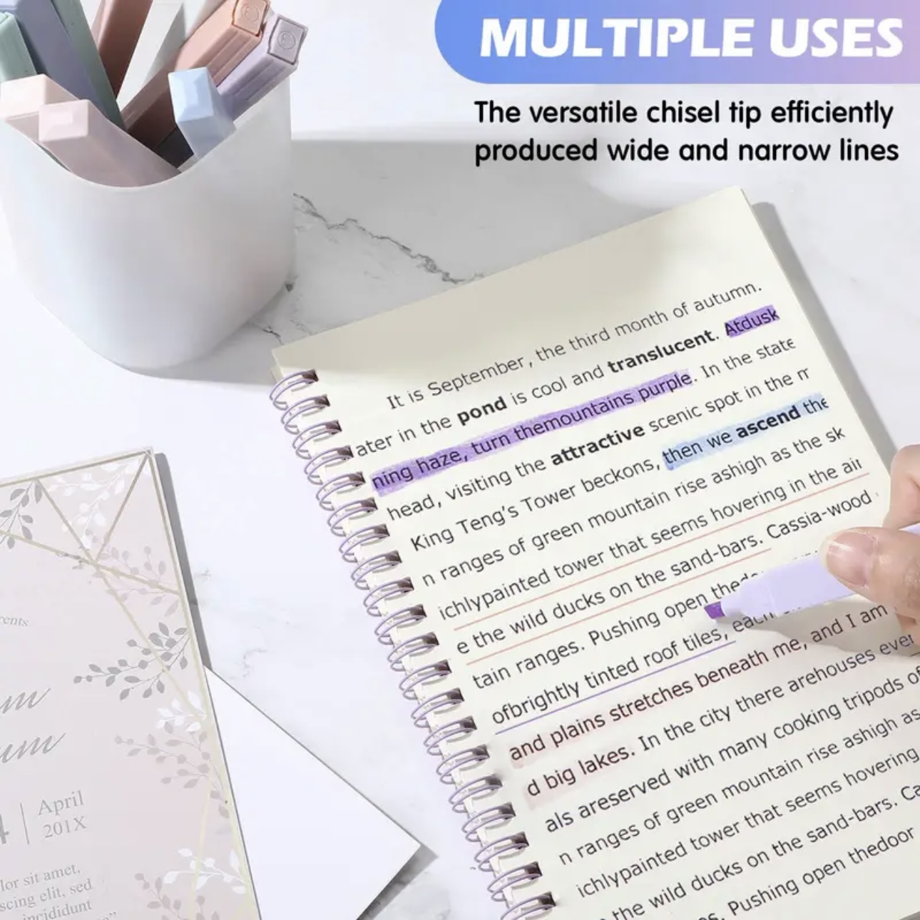 مجموعة أقلام تحديد جمالية 12/6 - مراجعة Highlighter Set Pastel وسعره