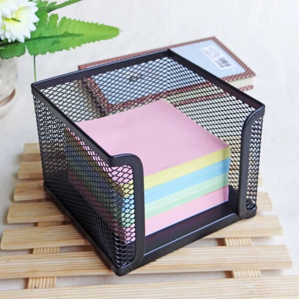 مكعب ورقي شبكي أسود ، علبة مذك - مراجعة Sticky Note Cube وسعره