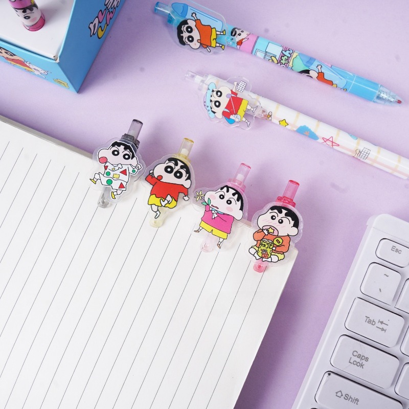 48pcs/box Crayon Shinchan Poin - مراجعة Fountain Pen Ink وسعره