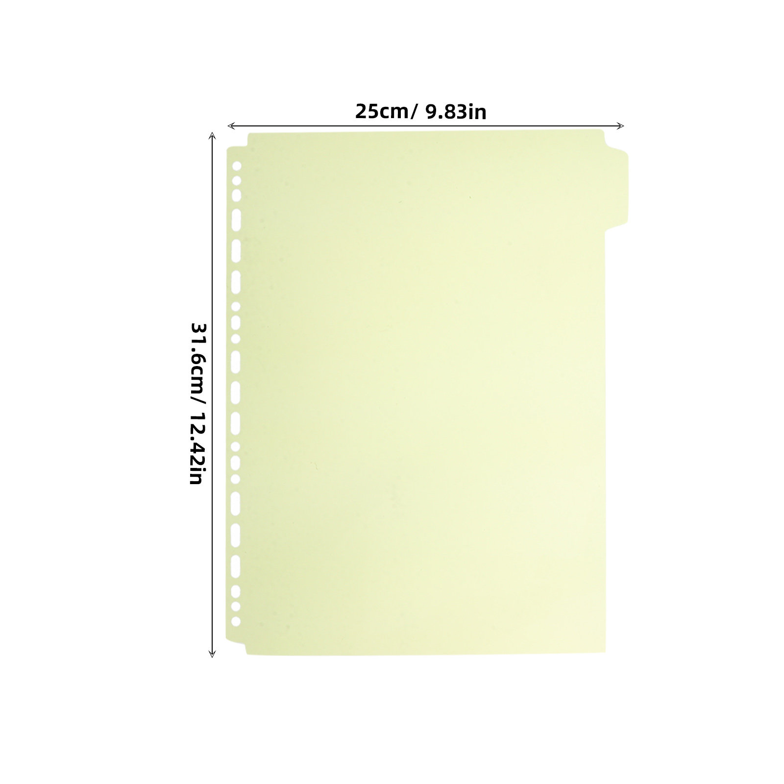 6 قطع فواصل فهرسة بحجم A4، صفح - مراجعة Index Tab Divider وسعره