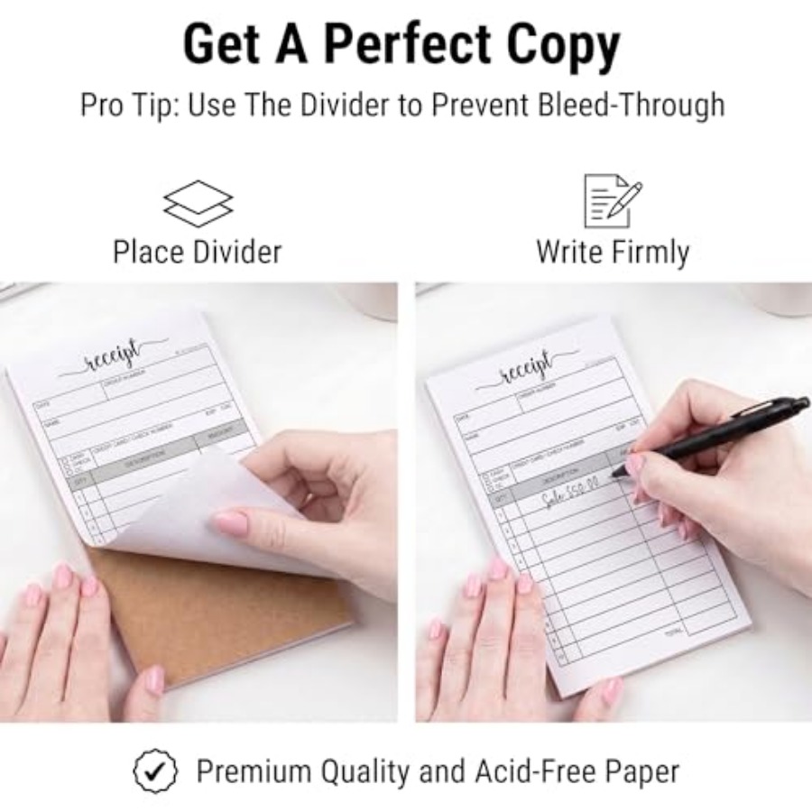 دفتر نسخ كربونية للشركات الصغي - مراجعة Carbon Copy Book وسعره