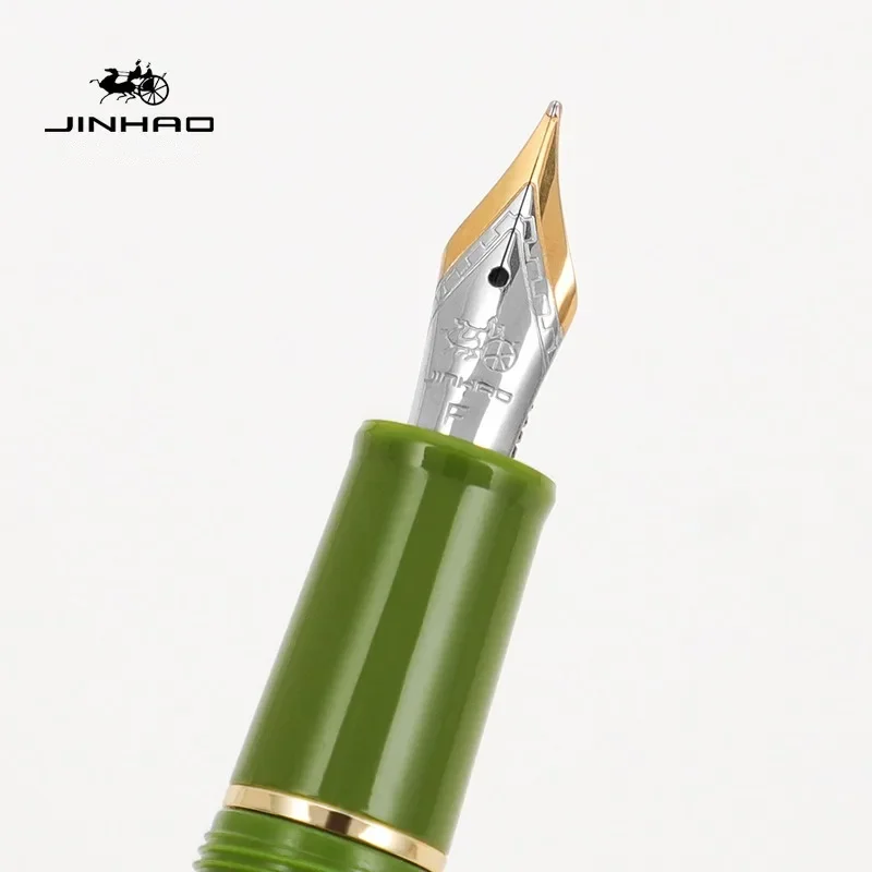 Jinhao 82 قلم حبر مشبك ذهبي EF - مراجعة Stationery Supply Business وسعره