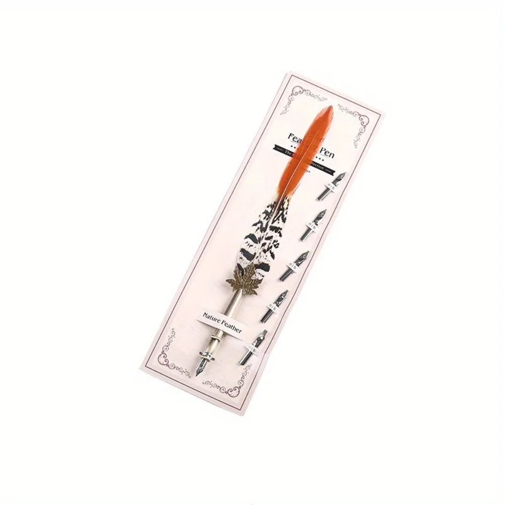 قلم حبر ريش الطاووس الأوروبي ا - مراجعة Fountain Pen Ink وسعره