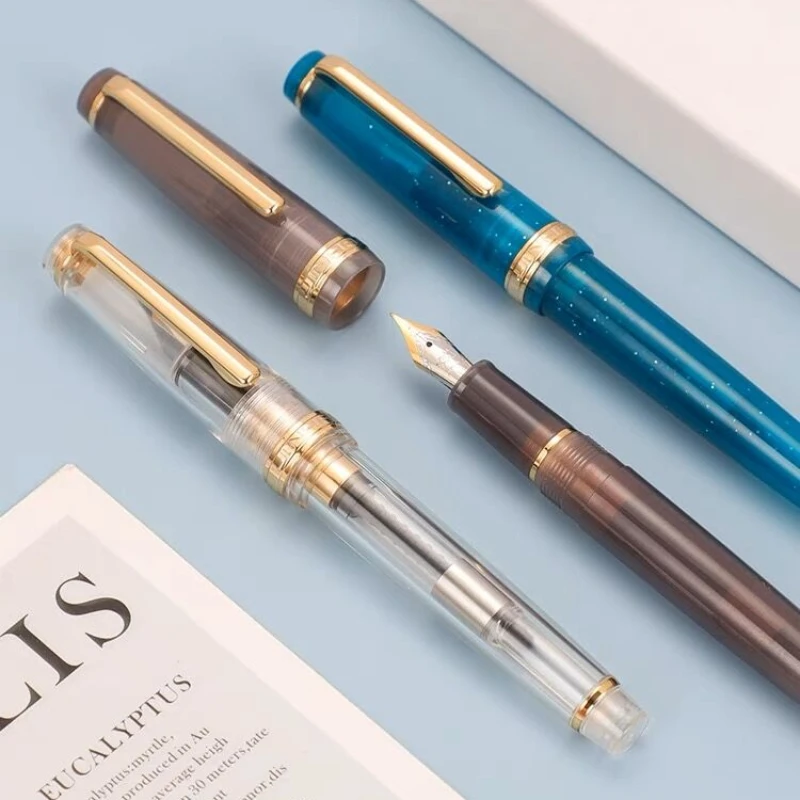 Jinhao 82 قلم حبر فاخر شفاف ال - مراجعة Stationery Supply Business وسعره
