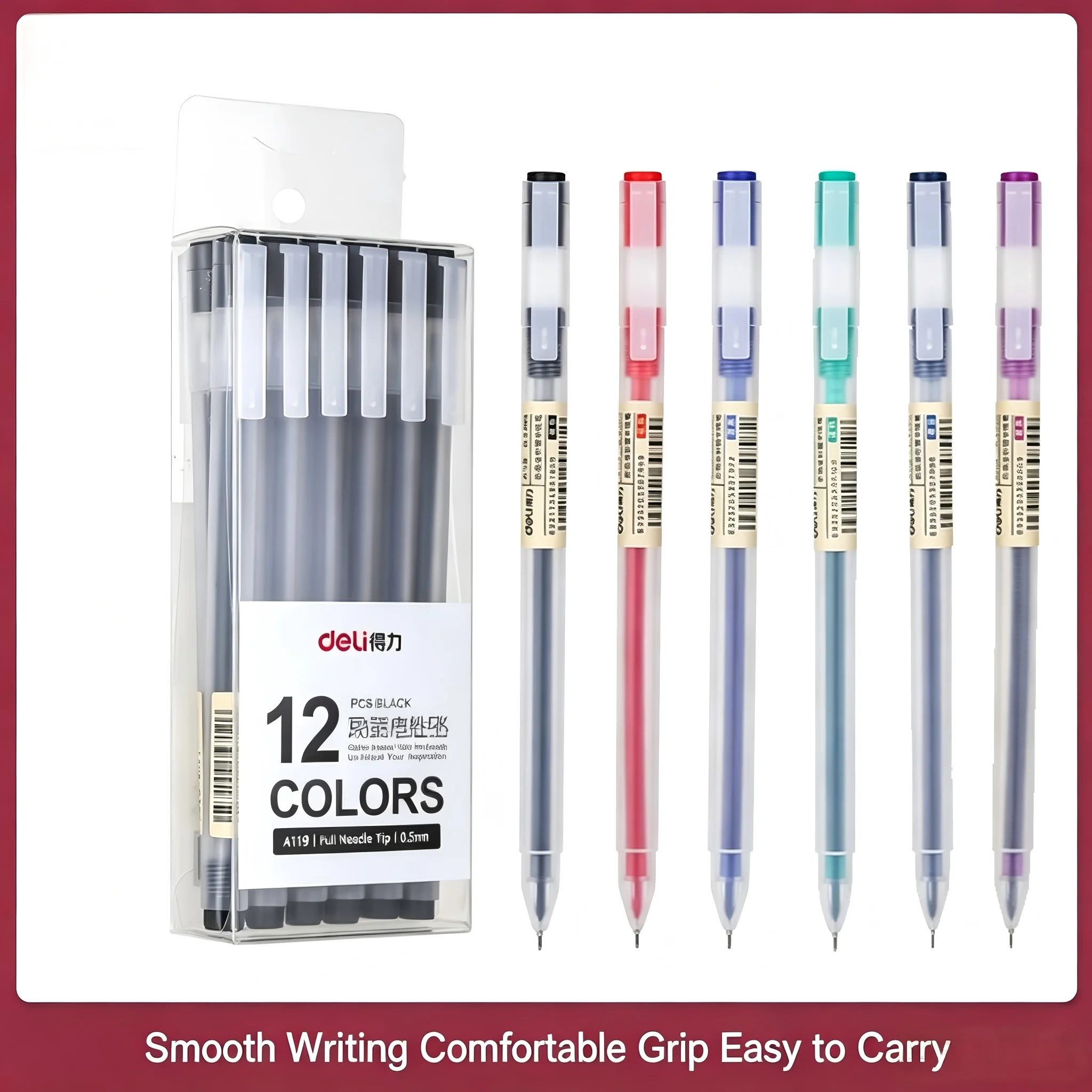 أقلام جل سوداء A119 بسمك 0.5 م - مراجعة Muji Stationery Gel Pen وسعره