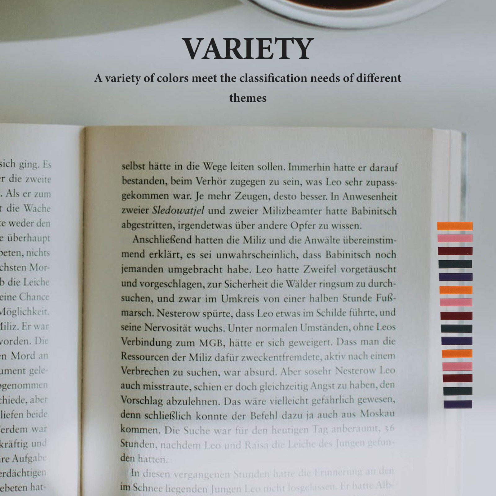 4 مجموعات من علامات القراءة ال - مراجعة Index Tab Divider وسعره