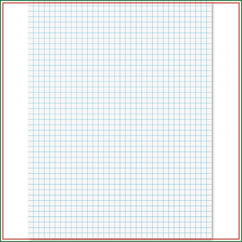 دفتر ورق مربعات رباعية الأبعاد - مراجعة Graph Paper Pad وسعره